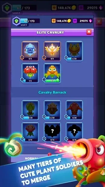 Merge Plants: Aliens Defense 0.1.7 screenshot 3