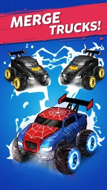 Merge Truck: Monster Truck Evolution Merger game 2.0.18 screenshot 4