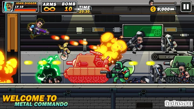 Metal Mercenary - 2D Platform Action Shooter screenshot 4
