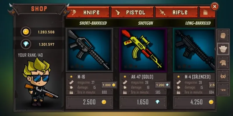 Metal Shooter: Run And Fight 1.92 screenshot 1