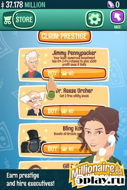 Millionaire Billionaire Tycoon - Clicker Game screenshot 2