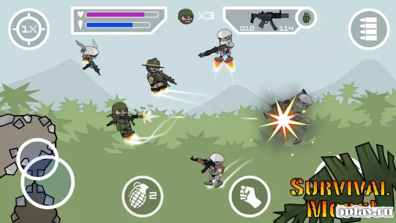 Mini Militia - Doodle Army 2 screenshot 1