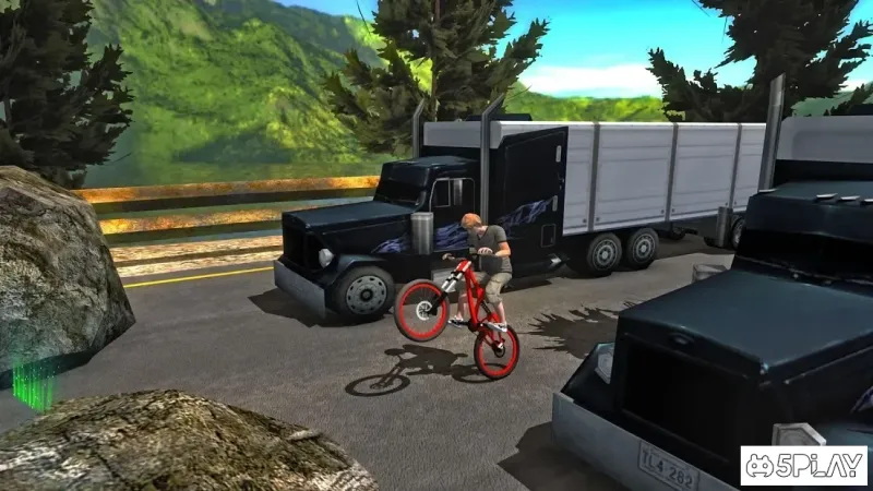 Mountain Bike Simulator 3D screenshot 3
