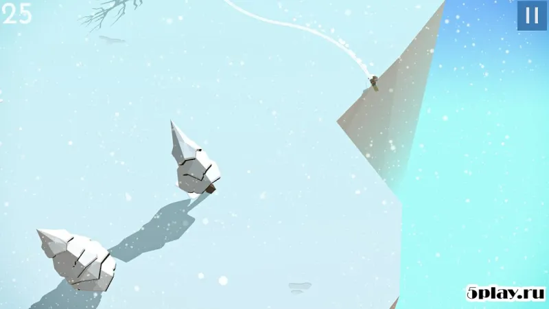 Mountain Dash - Endless skiing race screenshot 2