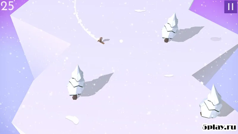 Mountain Dash - Endless skiing race screenshot 3