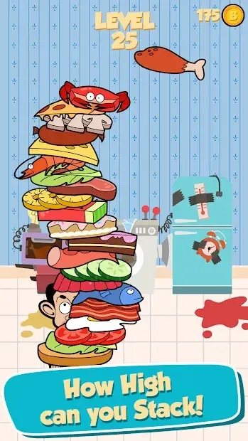 Mr Bean - Sandwich Stack screenshot 2