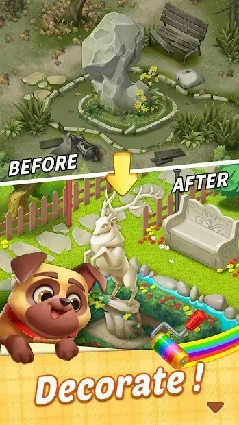 My Mansion – match 3 & design home 1.28.5052 screenshot 3