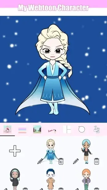 My Webtoon Character - K-pop IDOL avatar maker 2.3.0 screenshot 3