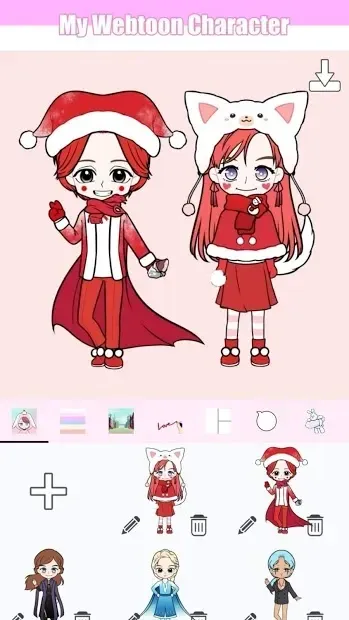 My Webtoon Character - K-pop IDOL avatar maker 2.3.0 screenshot 4