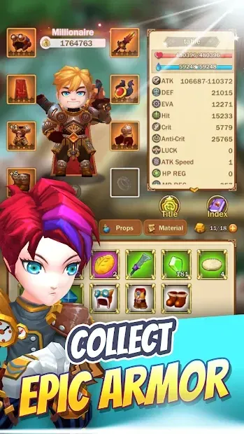 Mythical Knights: Endless Dungeon Crawler RPG 1.0.1 screenshot 3