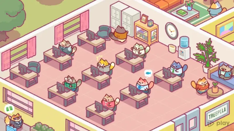Office Cat: Idle Tycoon Game 1.0.7 screenshot 2
