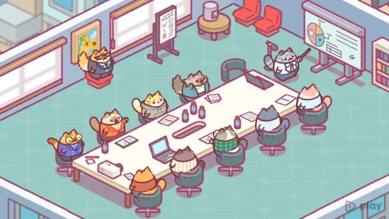 Office Cat: Idle Tycoon Game 1.0.7 screenshot 3