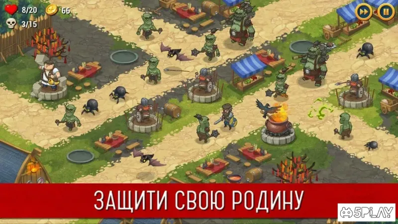Orcs Warriors: Offline Tower Defense 1.0.28 screenshot 2