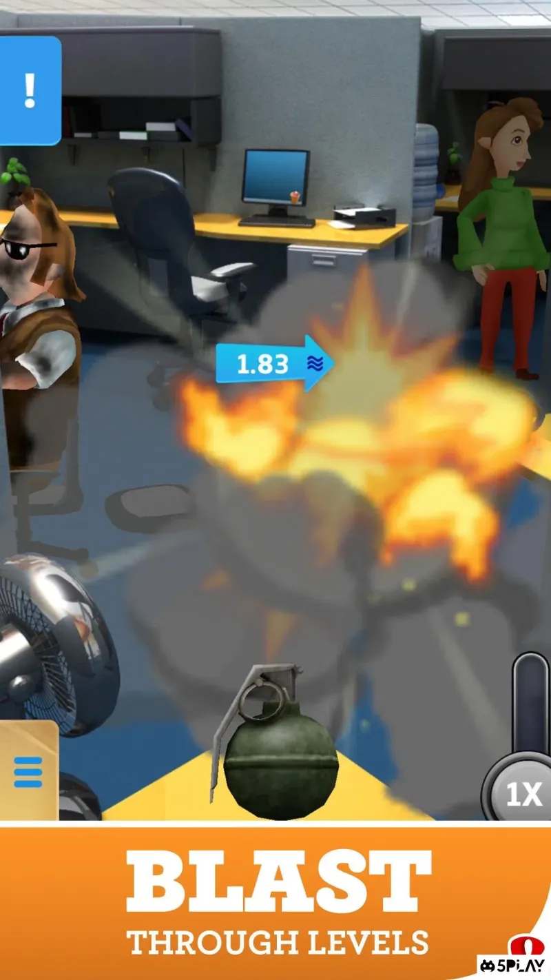 Paper Toss Boss screenshot 3