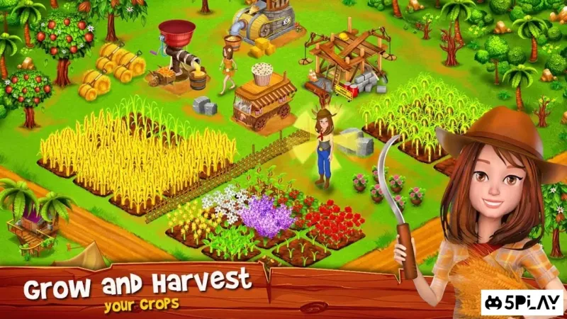 Paradise Hay Farm Island - Offline Game screenshot 3