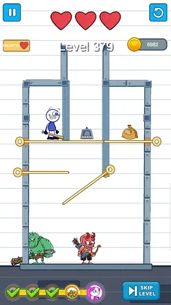 Pencil Boy - Pull The Pin Rescue Princess 1.2 screenshot 2