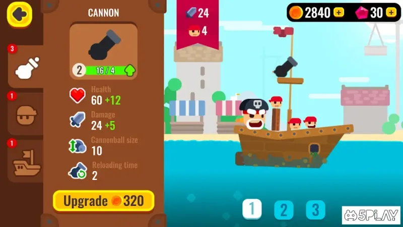 Pirate Battles 1.1.0 screenshot 4