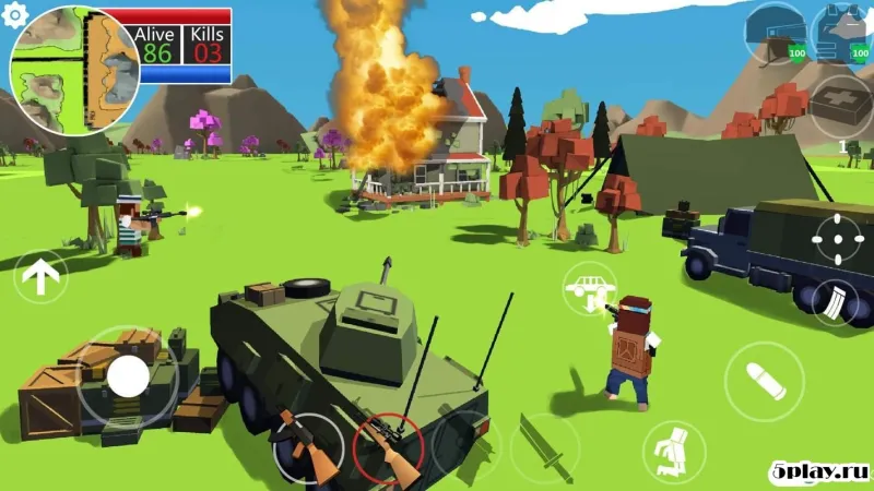 Pixels battle royale screenshot 2