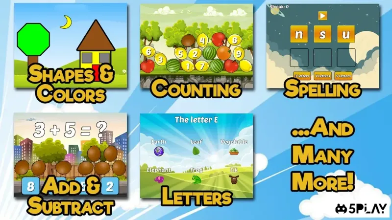 Preschool and Kindergarten Learning Games 6.7 screenshot 1