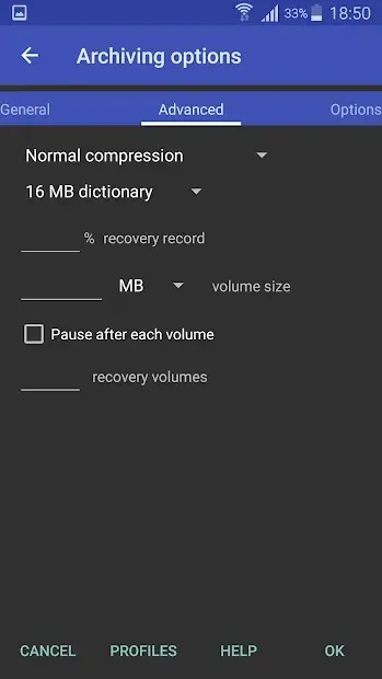 RAR 7.11 screenshot 1