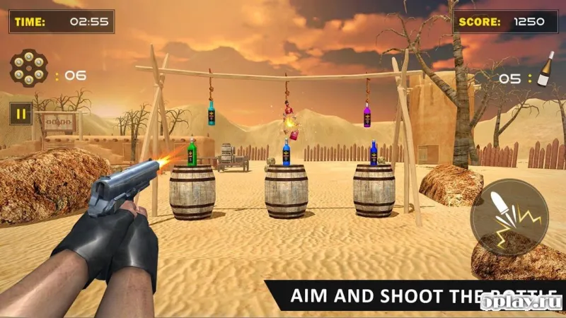 Real Bottle Target Shooting Game 2019 screenshot 1