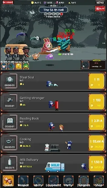 Reaper - soul stealer : idle rpg 1.635 screenshot 1