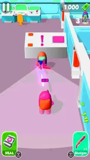 Red Imposter Among Us Race Game 3D 1.2 screenshot 3