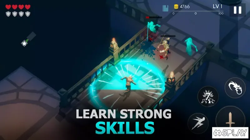 Неспокійний підземелля - Roguelike Hack 'n' Slash 1.55 screenshot 1