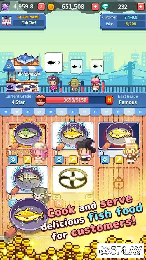Retro Fish Chef - The Fish Restaurant screenshot 3