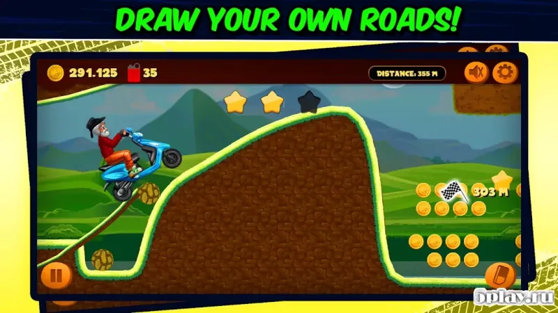Road Draw 2: Moto Race screenshot 3
