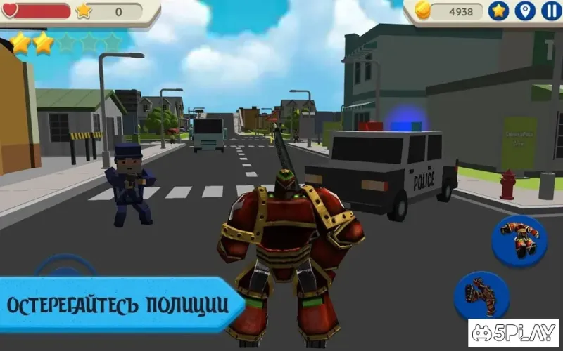 Robot Hero: City Simulator 3D 1.036 screenshot 1