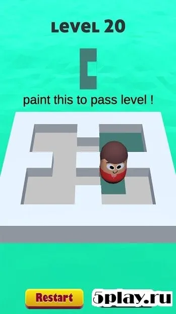 Roller Color Paint Splat screenshot 1