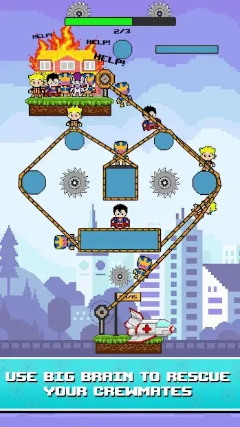 Rope Pixel Master - Rescue Hero Academy 0.19 screenshot 3