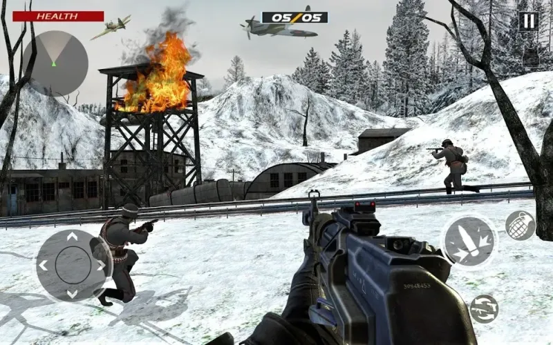 Russian War Fps Shooter Бесплатные стрелялки 5.9 screenshot 2
