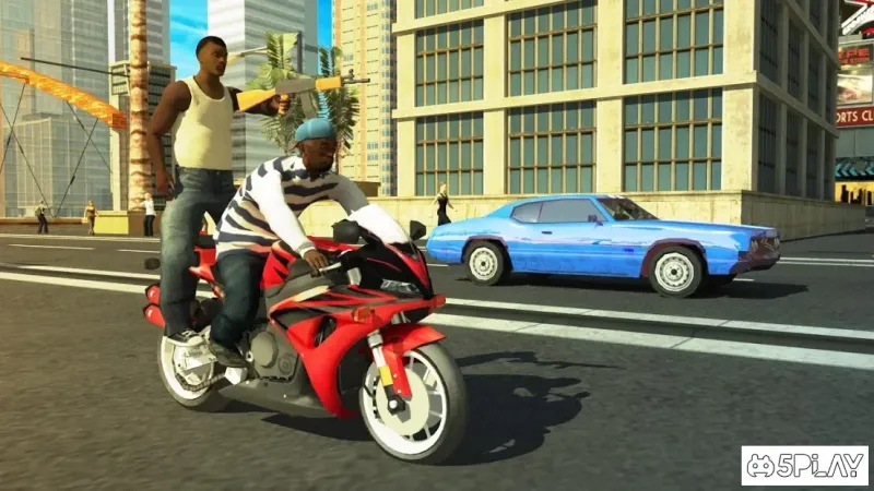 San Andreas Auto Gang Wars: Grand Real Theft Fight 9.6 screenshot 1
