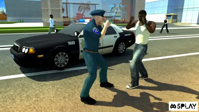 San Andreas Auto Gang Wars: Grand Real Theft Fight 9.6 screenshot 3