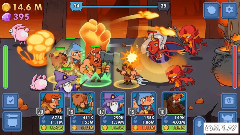 Semi Heroes: Idle Battle RPG screenshot 1