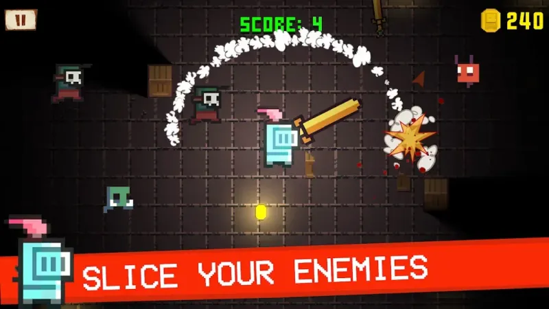 SLICE KNIGHT – DUNGEON FIGHTER & WEAPON SIMULATOR 3.4.8 screenshot 1