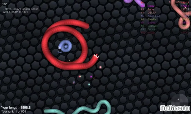 Slither io screenshot 3