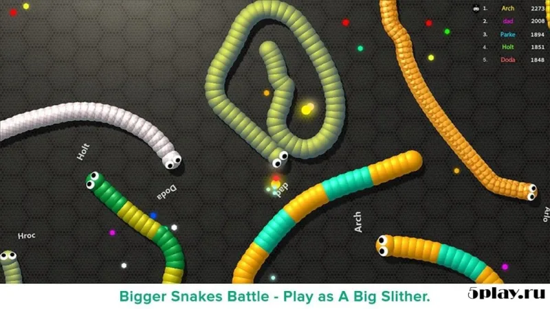 Slithering Snake.io screenshot 1