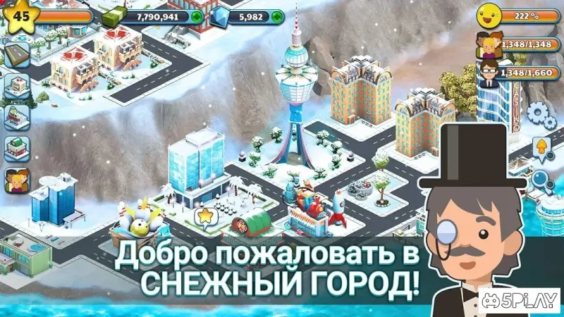Snow Town - Ice Village World: Winter City screenshot 1