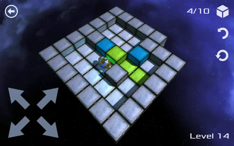 Space Puzzle - Move Boxes & Solve Puzzles 3D v1.0.9 screenshot 2