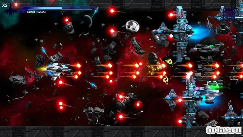 Space Shooter : AsaP Bullet Hell white v6 screenshot 3