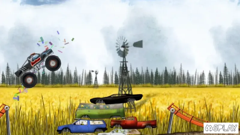 Stickman Downhill Monstertruck screenshot 1