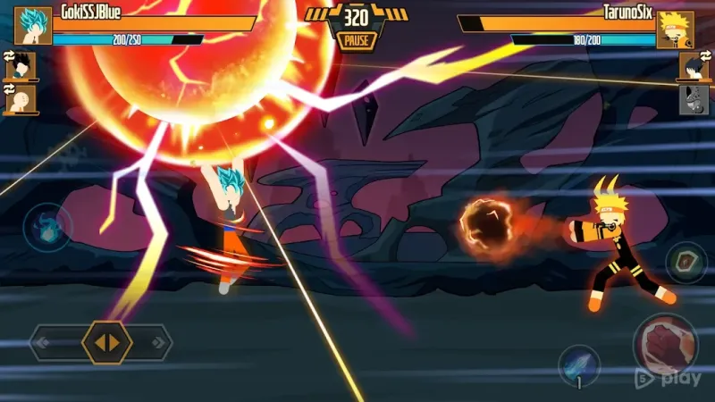 Stickman Dragon Fight - Super 2.0.4 screenshot 2