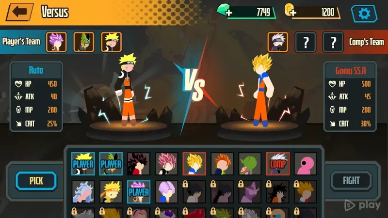 Stickman Dragon Fight - Super 2.0.4 screenshot 4