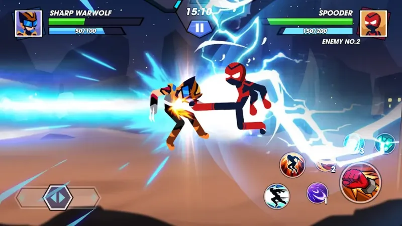 Stickman Fighter Infinity - Super Action Heroes 1.37 screenshot 2