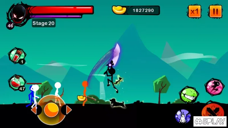 Stickman Ghost: Ninja Warrior: Action Game Offline screenshot 3