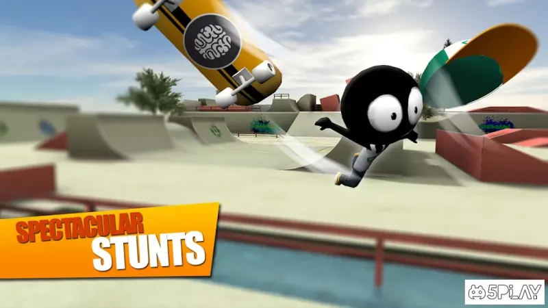 Stickman Skate Battle screenshot 4