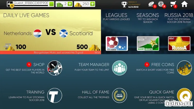 Stickman Soccer 2018 screenshot 4
